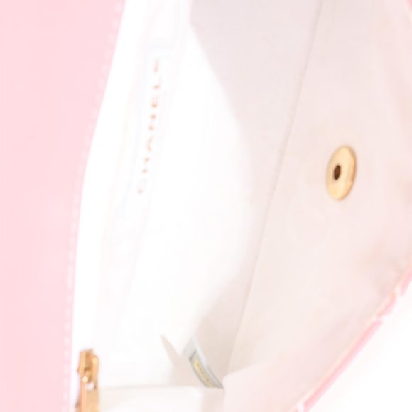 Chanel Pink Calfskin Wild Stitch Mini Top Handle Bag - Picture 4 of 7